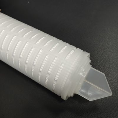 1kg Weight OD 68.5mm Folding Filter Pleated PP Filter Cartridge for Filtration
